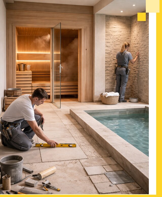 Комплексный дизайн и отделка интерьеров SPA под ключ в Ростове-на-Доне